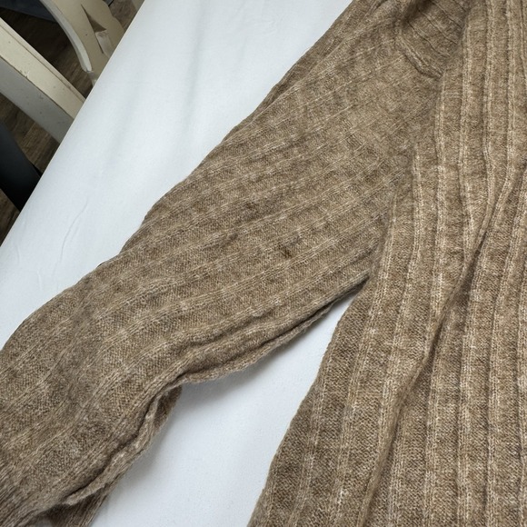 FREE PEOPLE Pullover Sweater Women's Size Medium Oversized Beige Loungewear Cozy - Picture 10 of 11